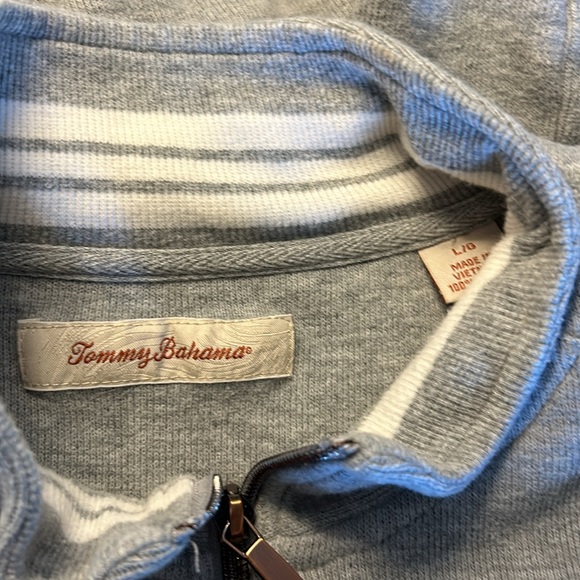 Tommy Bahama 3/4 Zip Pullover - Picture 3 of 4